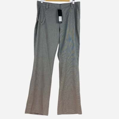 Lioness - Grey Gingham Bessette Pant (Size M)
