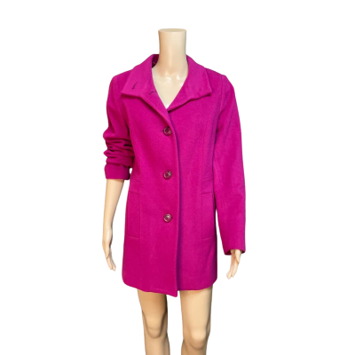 Womens wool cashmere coat 