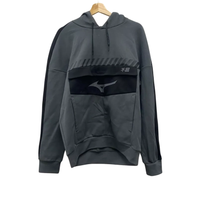 Mizuno Sergio Ramos Mens  Size M Hoodie Black  / Grey 