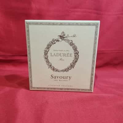 Maison fondée en 1862 Ladurée Paris Book - Savoury The Recipes Book - IN BOX