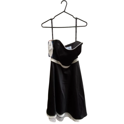 Alfred Angelo  Womens  Size 8 Bridal Dress / Bridesmaid Dress Black  / White 
