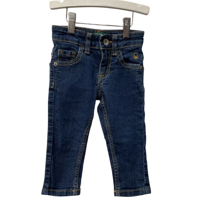 United Colors Of Benetton Kids  jeans Size 6-12m Navy Blue 