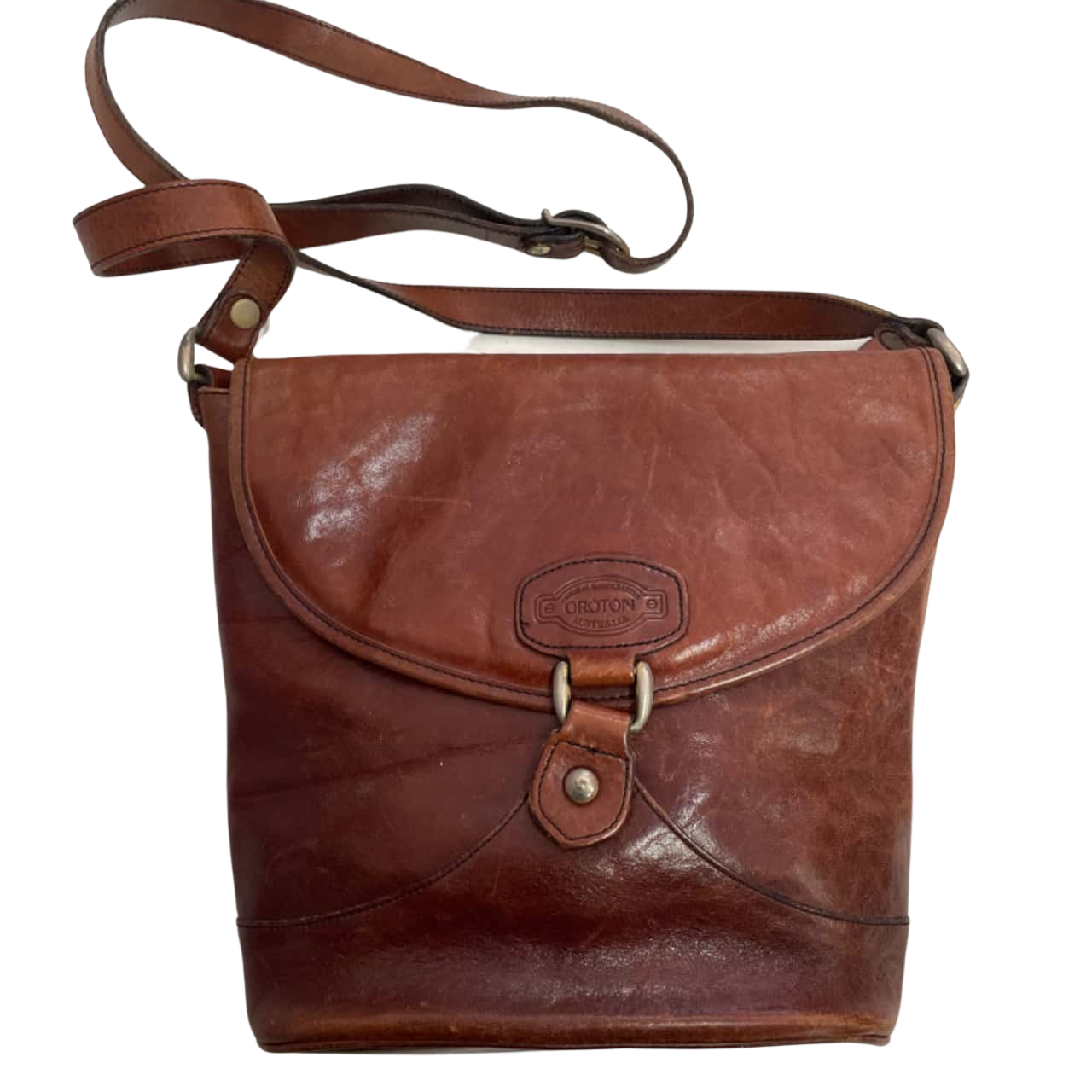 Oroton Womens Handbag Brown (s)