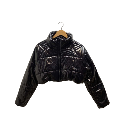 Glassons Womens  Size S Black Cropped Puffer Jacket  