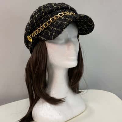  Womens  Cap with half attached hair piece