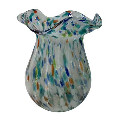 Vintage Confetti Speckled Vase