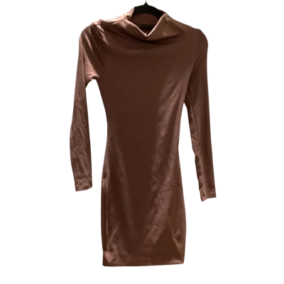 Kookai Womens  Size 0 Long Sleeve Dress Brown 