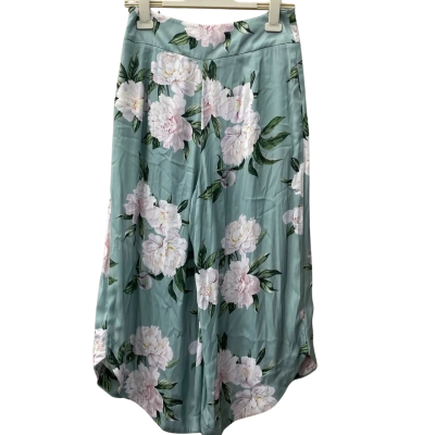 Portmans Womens  Size 10 Wide Leg Pants Floral / Green 