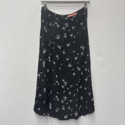  Rodeo Show Womens  Size 12 Black  / Blue / Floral / Green / White 