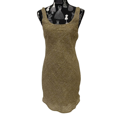 Ghanda Womens  Size S Mini Dress Leopard Print BNWT