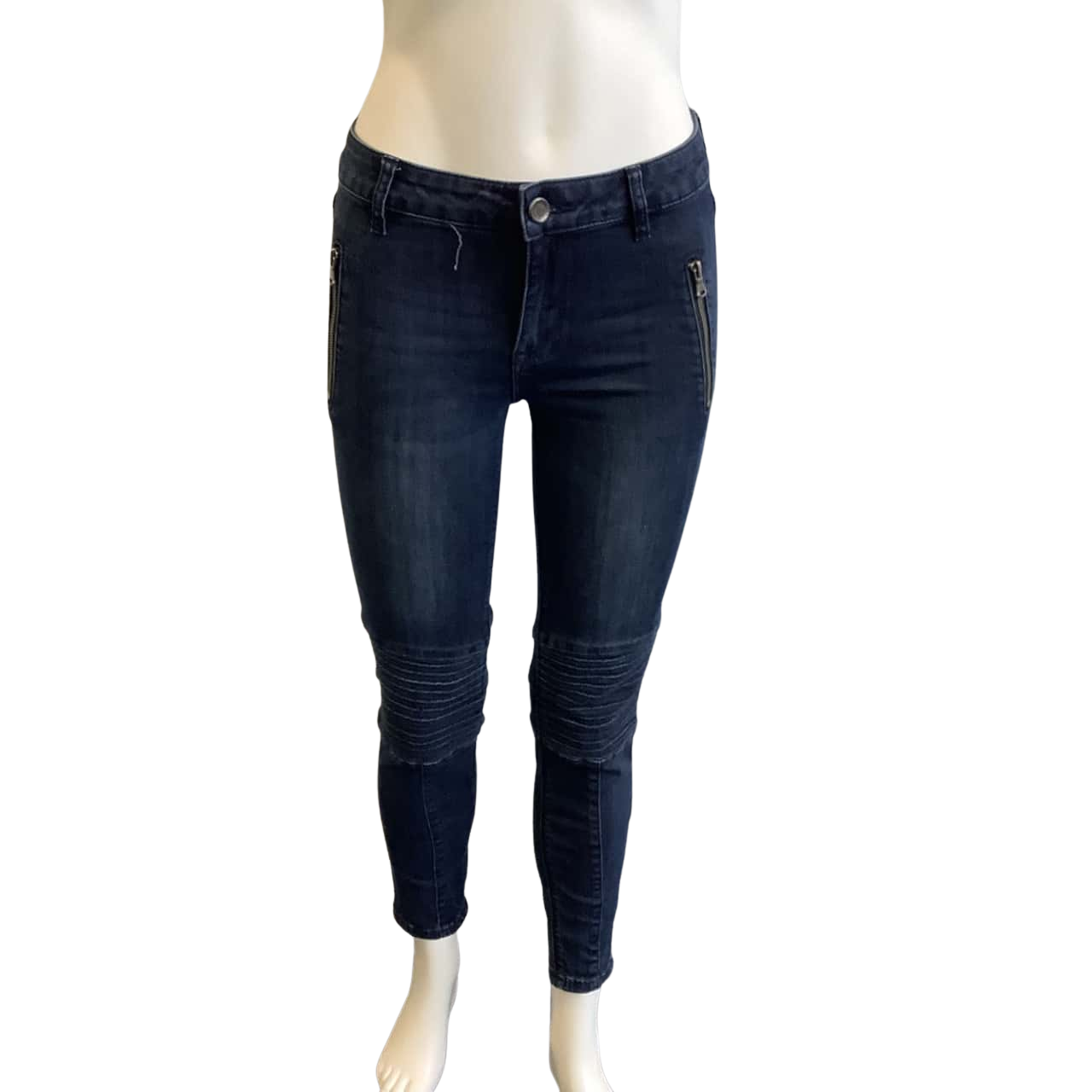 Size 9 Slim Fit Jeans Dark Blue 