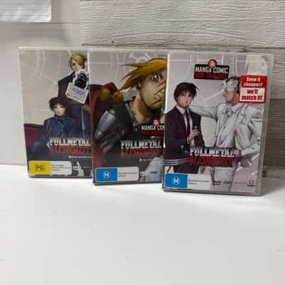 Set Off Nine Full Metal Alchemist DVDS - 1 Disc Per Case