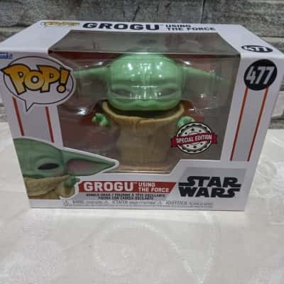 Funko Pop Grogu Using The Force Figure 