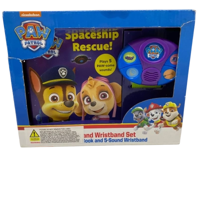 Paw patrol Spaceship Rescue Interactive Book 5 Sound Wristband 