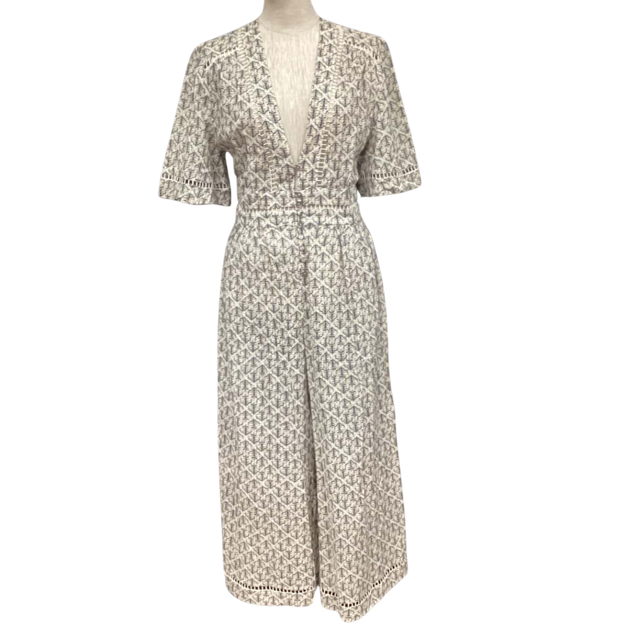 Zimmermann Womens Size 3 Jumpsuit Multicoloured / Pattern (s)