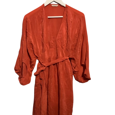 Country Road Womens  Size 14 Cocktail Dress Red 100% silk