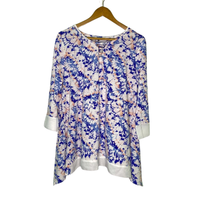 Rockmans Womens  Size L Long Sleeve Top Multicoloured / Pattern 