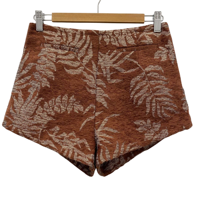 Bec & Bridge Australian Made Women's Shorts Size 8 Brown 
