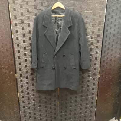  Womens  Size 12 "Junior Look" Winter Coat Black  