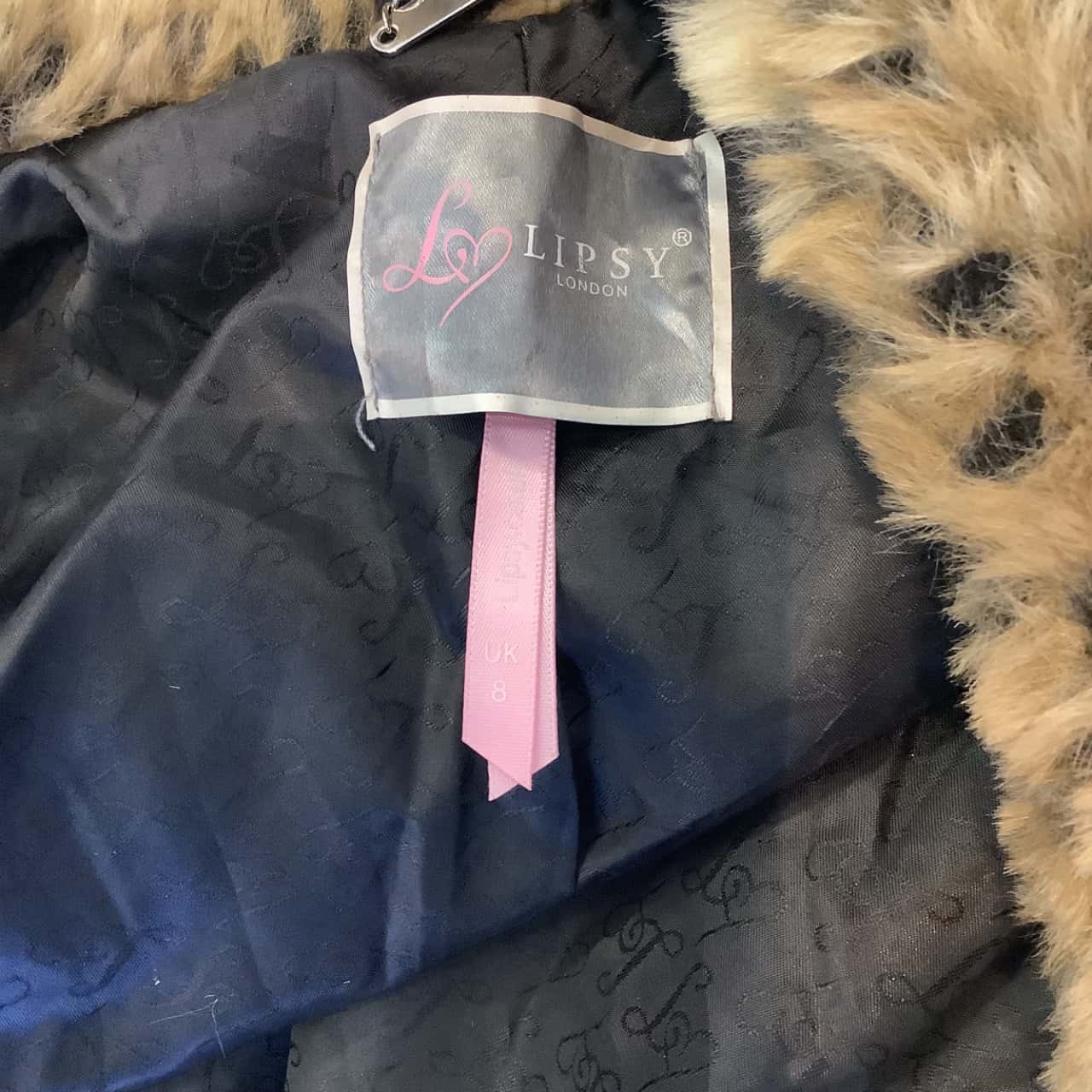 lipsy leopard print coat