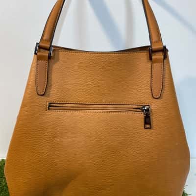 Wayne Cooper Womens Brown Tote Bag 
