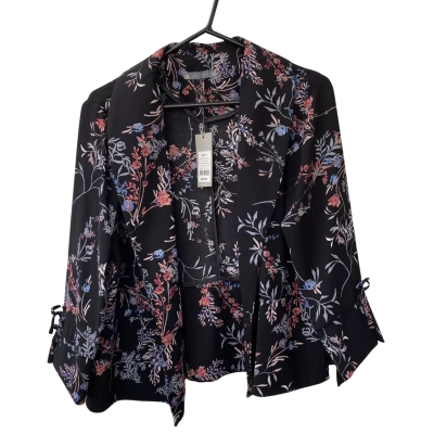 Katies  Black Floral Blazer   Size 14