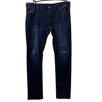Armani Jeans Mens  Size 36 Straight Leg Jeans Navy Blue 