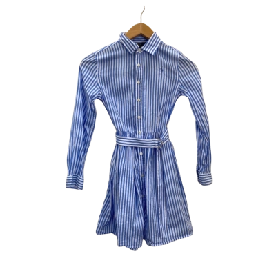 Polo Ralph Lauren Kids  Size 12 Dress Blue / Striped / White 
