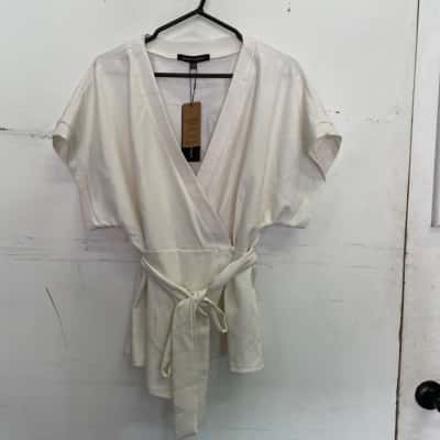 By Design Womens  Size 20 Blouse White 