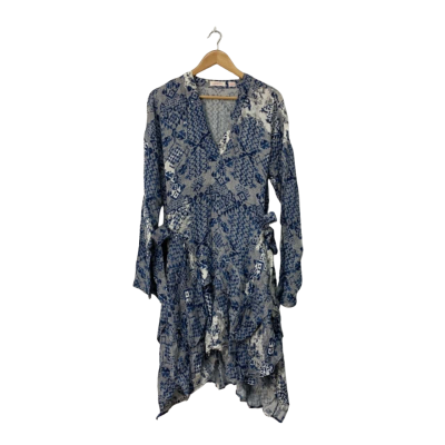 Sass & Bide Womens  Size 10 Blue / White dress