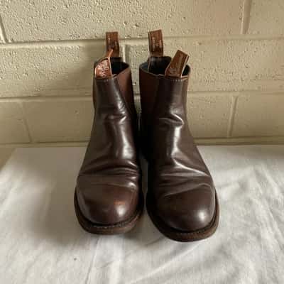 R.M. Williams Unisex Chestnut Boots Size 7 F WF