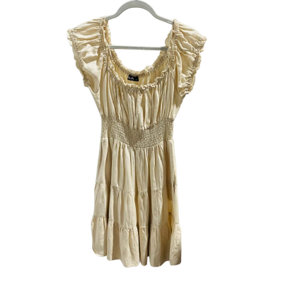 Dotti Womens Cream Babydoll Dress Size 12 