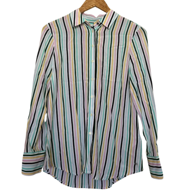 Tommy Hilfiger Size 6 Button Up Top Black / Blue / Green / Pink  / Turquoise / White / Yellow 