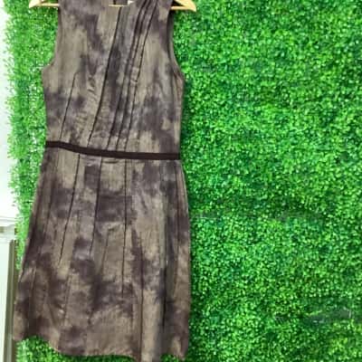 Veronika Maine Womens  Size 12 Sleeveless Dress  Maroon 