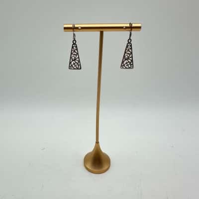 925 Filigree Drop Earrings 