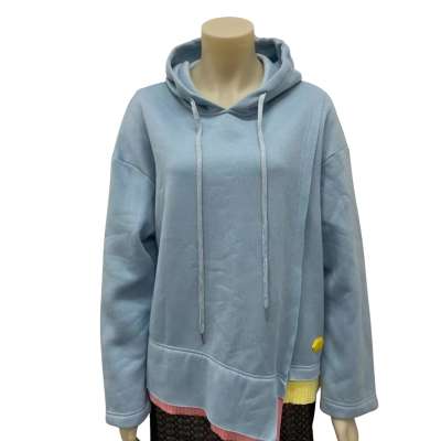 Threadz Womens  Size XL Hoodie Blue / Pink  / Yellow 