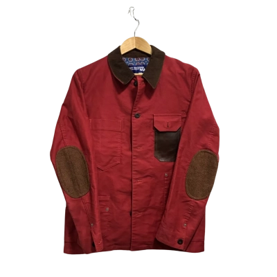 Comme Des Garçons Junya Watanabe MAN Mens Size XS Red Comtrast w/ Corduroy Collar