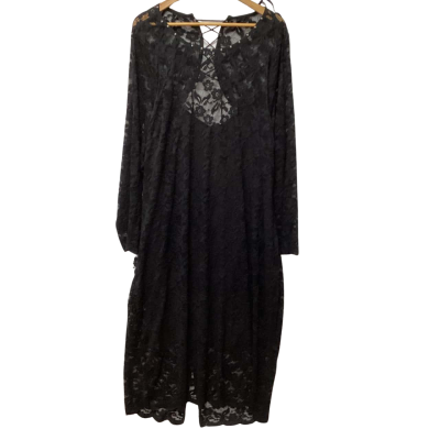 City Chic Womens  Size XL Cocktail Dress Black  (e)