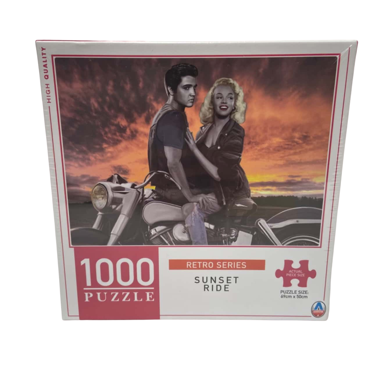 Arrow Puzzles Retro Series Sunset Ride 1000 Pieces BOXED SEALED(s)