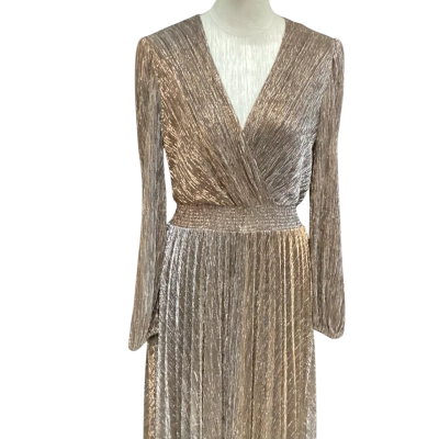 Forever New Womens  Size 10 Midi Dress Brown 
