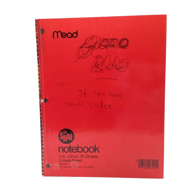 Hardcover KURT COBAIN Journals Nirvana    -Paper