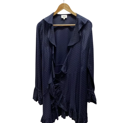 Seed Heritage Womens Wrap  Navy Dress Size 12  