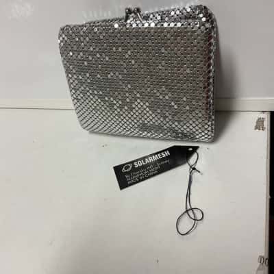Aluminium mesh  Womens Purse Silver 
