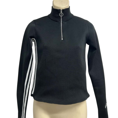 Adidas Womens Size 8 Black Shirt 