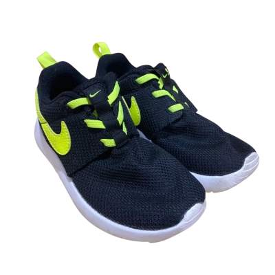 Nike Kids  Size 18cm Shoes Black  / White / Yellow 