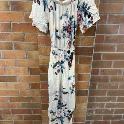 Miracle Womens  Size 8 Floral Dress