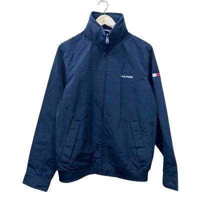 Tommy Hilfiger Black High-Collar Jacket Size S 