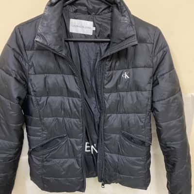 Calvin Klein Womens  Size S Puffer Jacket Black  
