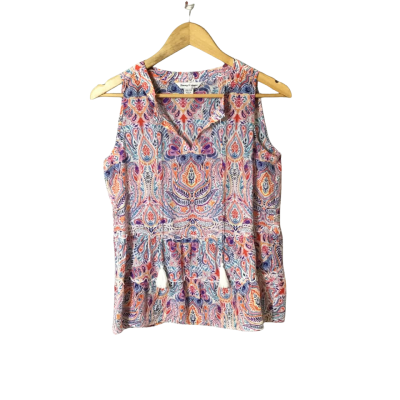 Women’s Size XS Multicoloured Tommy Bahama V Neck Tank Top 