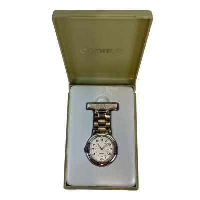  Womens Lorus nurse fob watch (engraved Abbey)
